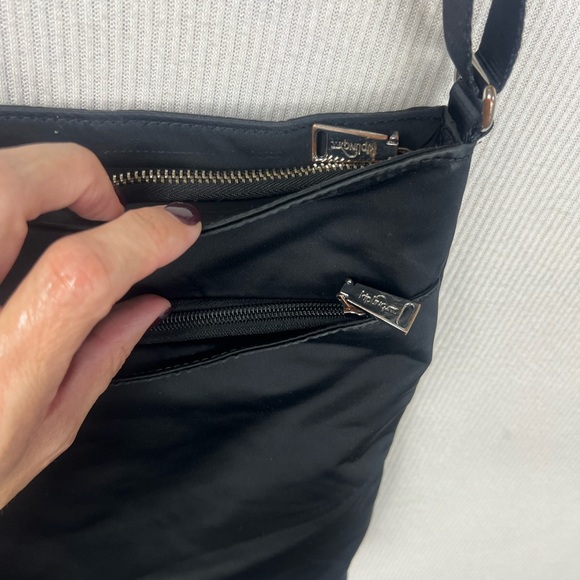 Kipling Black Terner Crossbody Bag with Front & Back Pockets Adjustable Strap - Picture 9 of 11